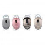 Wholesale Small Size Metallic Style Bluetooth Headset T-001 (Champagne Gold)